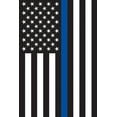 thumbnail image 3 of Briarwood Lane Thin Blue Line Police House Flag, 3 of 4