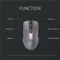 thumbnail image 2 of maskred Bluetooth Wireless Mouse Bluetooth Dual Mode Rechargeable Gaming Mouse Silent Click Noiseless Laptop Mouse for PC Windows, 2 of 6