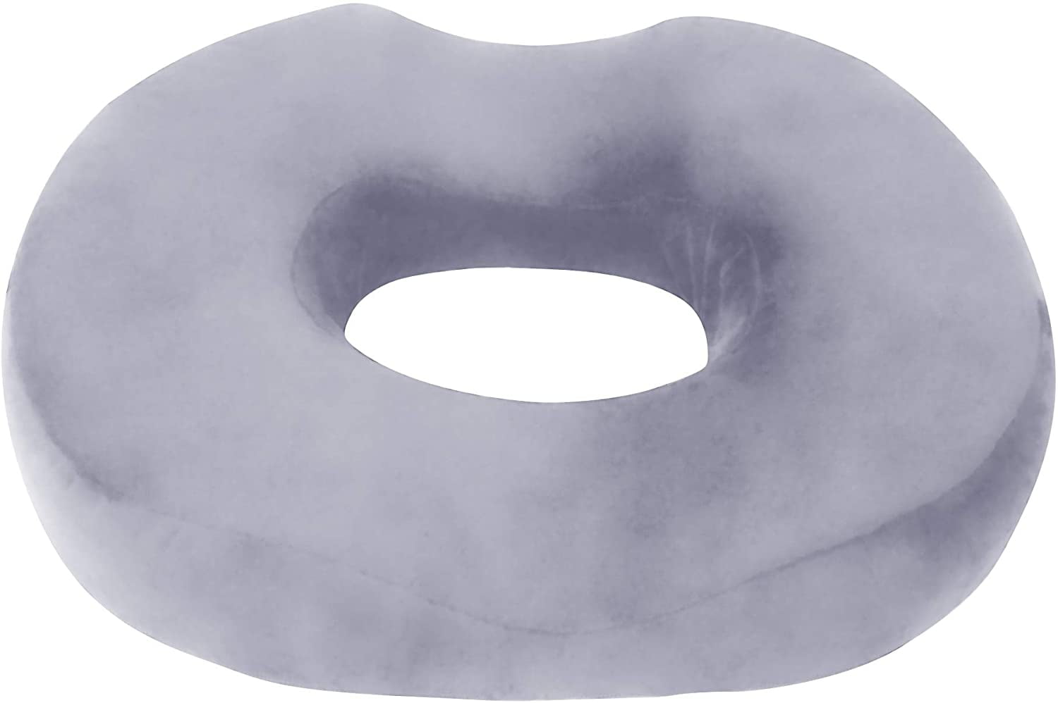 Donut Pillow Seat Cushion Orthopedic Design Tailbone Coccyx Memory Foam Pillow Relieve Pain and Pressure for Hemorrhoid Pregnancy Post Natal Surgery Sciatica Grey Walmart