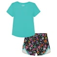 thumbnail image 2 of Toddler Girl Under Armour Short Sleeve Graphic Tee & Printed Shorts Set Color: Pink Size: 2T, 2 of 5