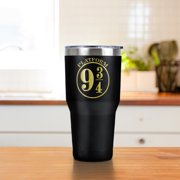 Harry Potter 9 3/4 Stainless Steel Tumbler 30 oz Coffee Travel Cup, Vacuum Insulated & Double Wall with Leakproof Sliding Lid