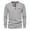 AB909 Grey, variant on Tisuna Men Long Sleeve T-Shirts Breathable Henley Neck Tops Men Solid Tee Shirts For Sport Workout Size L