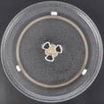thumbnail image 3 of KAKOWELY Microwave Tray Rotation Stand with High Temperature Resistance and Durable Plastic Coffee Color 4,8.66"X8.66"X0.55", 3 of 5