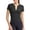 Black, variant on G4Free BareFeel Womens Workout Tops Short Sleeve Half Zip Slim Fit Athletic Shirts Gym Running Yoga Slight Crop Tshirts