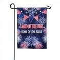 thumbnail image 2 of Evergreen Flag, Land of the Free Garden Suede Flag, 18'' x 0.2'' inches, 2 of 3