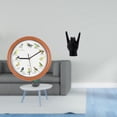 thumbnail image 2 of Reloj de pared,Reloj de pared con pájaro cantor Relojes de pared con pájaros,Relojes de pájaros con sonido Reloj decorativo que canta,Estatua del gesto de la roca,Estatuas y figuras de dedos, 2 of 8