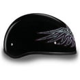 thumbnail image 6 of Daytona Helmets Hi-Gloss Black, Barbed Wire Heart Motorcycle Half Helmet Skull Cap- Graphics 100% DOT Approved 2XL, 6 of 7