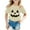 Beige, variant on gcong Pumpkin Face Shirt for Girls Graphic Print Short Sleeve Round Neck T-Shirt Fashion Top for Toddler and Kids