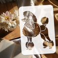 thumbnail image 3 of Poodle Stencil for DIY Painting 8.3x11.7inch Reusable Dog Pattern Drawing Template Puppy Dog Painting Stencil Animal Theme Craft Stencil for DIY Painting on Wall Furniture DIY Home Decor, 3 of 7