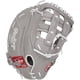 thumbnail image 4 of Rawlings | Guante de softbol de lanzamiento rápido serie R9 | Guante de primera base | Modificado Pro H-Web | Gris | 12,5' | RHT, 4 of 5