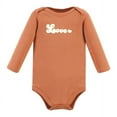 thumbnail image 4 of Hudson Baby Infant Girl Long-Sleeve Bodysuits and Pants, Magical Rainbow, 0-3 Months, 4 of 5