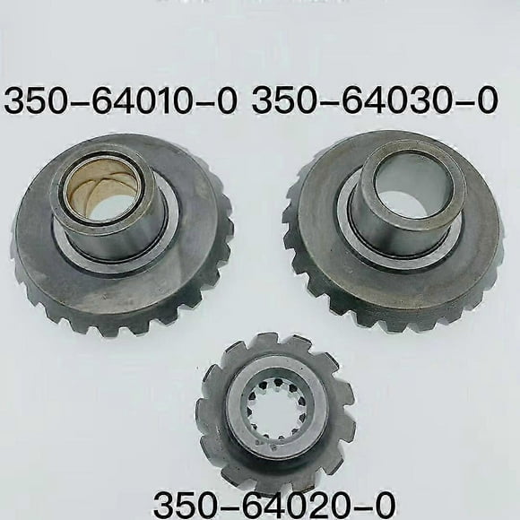 Outboard Engine Gear Set for Tohatsu 2 Stoke 18HP 350-64020-0 Pinion & 350-64030-0 Reverse & 350-64010-0 Forward Gear