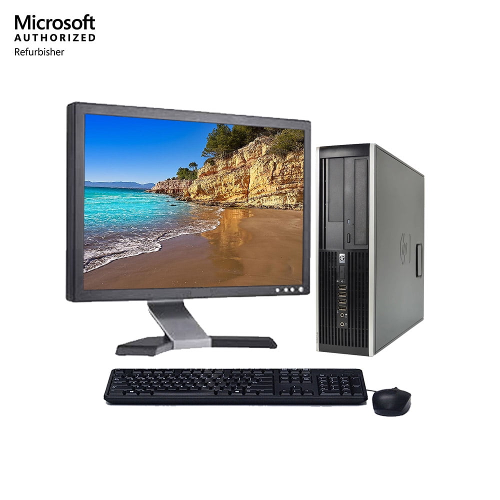 Fast HP Desktop Computer, Slim AMD DualCore PC with 4GB RAM 250GB HDD