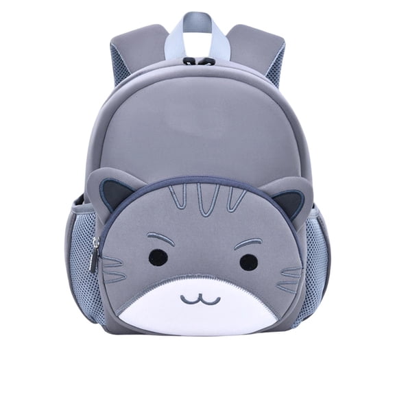 Weebloom Cute Cat School Backpack For Toddler Boys Girls Cartoon Animal Backpack For Preschool Lightweight Bookbag Preschool Elementary Grey