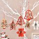 thumbnail image 2 of Adorno colgante de madera 3D 2D para Navidad, estrella para árbol de Navidad, colgantes para Navidad, regalos de Año Nuevo, decoración para fiestas y el hogar, 2 of 6