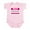Petal Pink, variant on CafePress - Hello My Name Is Squishy Infant Creeper - Baby Light Bodysuit, Size Newborn - 24 Months