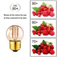 thumbnail image 2 of Bombilla de filamento LED G40 marrón CA/CC de bajo voltaje de 12 V/24 V CC CA, bombilla de batería para máquina herramienta retro, 2 of 4