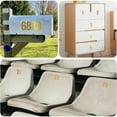 thumbnail image 6 of 4In Waterproof Number Stickers,HXRH Portable Self Adhesive Sticker for Doors,10Pcs Gold Durable Decals House numbers for Cars Doors, 6 of 6