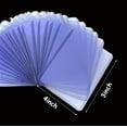 2CFUN Hard Card Sleeves PVC Trading Card Holder Clear Protective