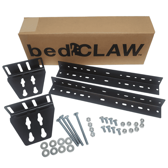 bedCLAW Footboard Attachment Kit with Rail Extension and Combo Hardware Bag
