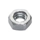 thumbnail image 4 of tuercas hexagonales de 1/4 de pulgada plata 12 piezas, 4 of 4