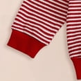 thumbnail image 5 of NIEWTR Toddler Long Sleeve Outfit 2 Pieces Clothes Soft Pullover and Elastic Long Pants Comfy Loungewear for 18-24M 2T-4T Gift Set(A-Red,6-12 Months), 5 of 8