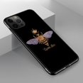 thumbnail image 2 of Compatible with iPhone 11 Case,Pattern Design Hard PC Back Cover Non-Slip Soft TPU Protective Case for iPhone 11 for Women 6.1inch-Queen Bee, 2 of 5