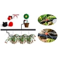 thumbnail image 5 of (100-PACK) - 360 Degree 1/4" Inch Universal Barbed Drip Emitter - Adjustable Flow 0-18.5 GPH Fit 1/4 (4-7mm) Drip Irrigation Tubing - Professional Grade Drippers for Drip Irrigation, 5 of 5