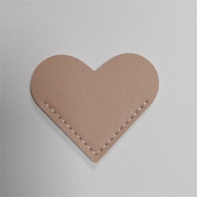Accessoires de Livre pour Amatrices de Lecture, Marque-Page en Cuir en Forme de Cœur, Coin de Page en Forme de Cœur, Accessoires Mignons pour Femmes, Cadeau pour Amatrices de Lecture