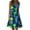 Green, variant on Giftesty Summer Dresses for Women Womens Fashion Holiday Summer Casual Printing Sleeveless Party Beach Loose Dress