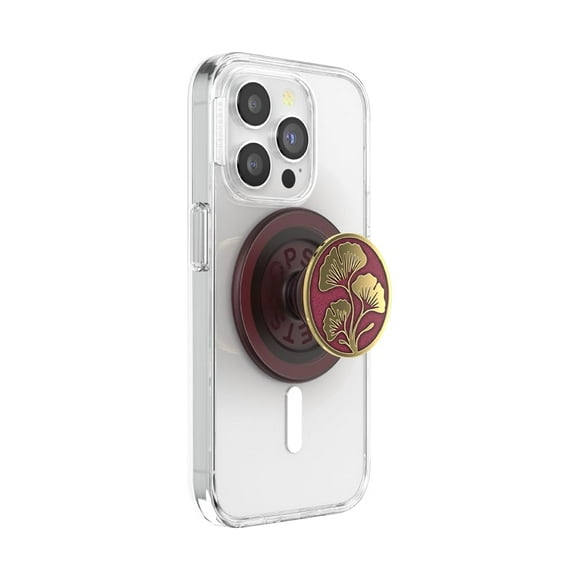 Phone Grip PopSockets compatibles con MagSafe Ginkgo Oxblood