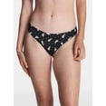 thumbnail image 2 of No Boundaries Cotton and Pointelle Thong Panties, 3-Pack, Women's XS-XXXL, 2 of 8