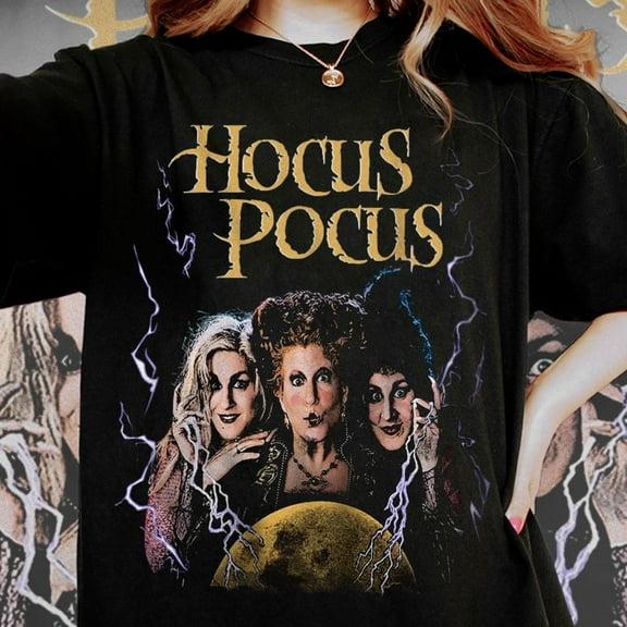 Hocus Pocus Sanderson Sisters T-Shirt, Valentine Gift, Trending Unisex Tee, Disneyland Vacation Trip Gift 2025