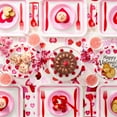 thumbnail image 5 of Disposable Paper Plates, 9", Red and Pink Hearts, 8 Count, Valentine's Day by Way To Celebrate, 5 of 6