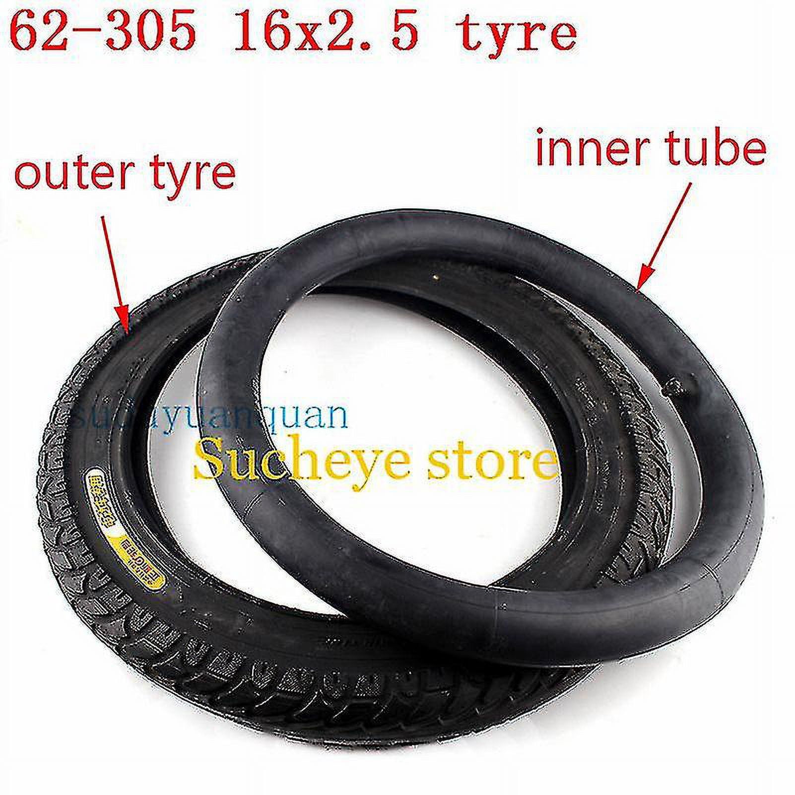 16*2.50 Tyre 16x2.50 64 305 Tire And Inner Tube Fit Electric Bikes Kids Bikes Small Bmx And Scooters