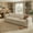 Beige, variant on Aiho 110" Pet-Friendly Cloud Couch, Soft Deep Seat Double Cushion I-Shaped Sectional Sofa with 2 Pillows for Living Room, Bedroom & Apartment,Beige
