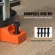 thumbnail image 4 of Tornillo de banco VEVOR de 4,5' con yunque Base giratoria 240 grados, 4 of 9