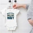 thumbnail image 5 of United States Navy Military Logo Romper Boys or Girls Infant Baby Brisco Brands 18M, 5 of 6