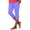 Purple Pink, variant on Minjewel Capri Pants for Women - Casual Stretch High Waist Abdominal Yoga Pants Soft Compression - Workout Base 7/8 Length Bottoms,Beige L