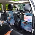 thumbnail image 7 of Car Back Seat Organizer 2 Pack Antique Nylon Fabric Thickened Waterproof Foot Mat Suitable For Various Types Of Vehicles Two Cute Turtles, 7 of 7