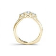 thumbnail image 3 of 1-1/2 Carat T.W. Diamond Euro Style Three-Stone 14kt Yellow Gold Engagement Ring, 3 of 4