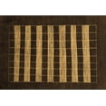 thumbnail image 1 of Ahgly Company Indoor Rectangle Abstract Brown Modern Area Rugs, 5' x 8', 1 of 4