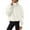 White, variant on Quarter Zip Pullover Women Fuzzy Fleece Hoodie Sherpa Sweatshirt Warm Long Sleeve Tunic Sweater with Pocket Fall and Winter Clothes