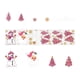 thumbnail image 2 of 6 piezas de pegatinas de ventana de color rosa de Navidad, pegatinas de pared de color rosa de Navidad, adhesivos de ventana de regalo de Navidad para, 2 of 7