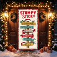 thumbnail image 5 of AOMXGD Christmas Door Tapestry, 35.5x71In Xmas Door Hanging Curtain, Bedroom Wall Party Fabric Decor, Polyester Holiday Door Cover, 5 of 9