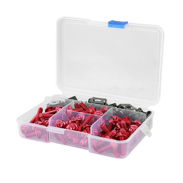 Arandela, 177 piezas Tornillos para carenado de motocicleta Tornillos para motocicleta Tornillos Funcionalidad versátil