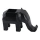 thumbnail image 4 of Figura de elefante geométrica, adorno de mesa, portalápices, artesanía coleccionable Negro, 4 of 9