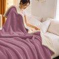 thumbnail image 4 of Extra Thick Double-Layer Flannel Fleece Blanket - Warm Cozy Cover for Office Naps, Bed & Couch, Soft Insulating Blanket for Cold Nights & Winter Use, 4 of 6