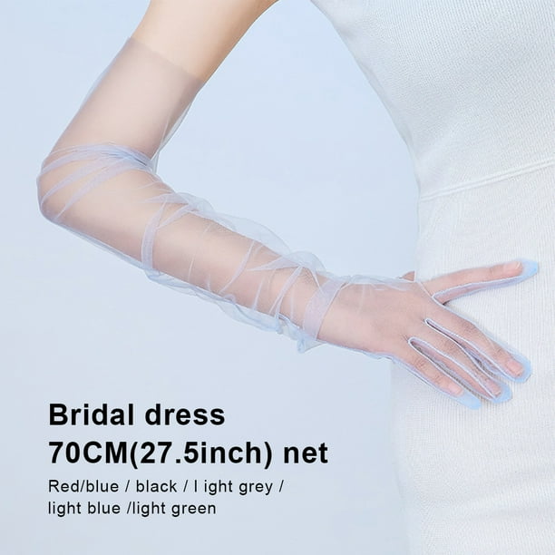 Women Long Gloves Stylish Hand Decor Simple Style with Lightweight