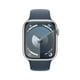thumbnail image 2 of Apple Watch Series 9 (GPS,45mm) Caja de Aluminio Plateada con Banda Azul Tormenta Deportiva, M/L (Renewed), 2 of 5